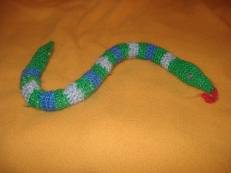 serpent au crochet